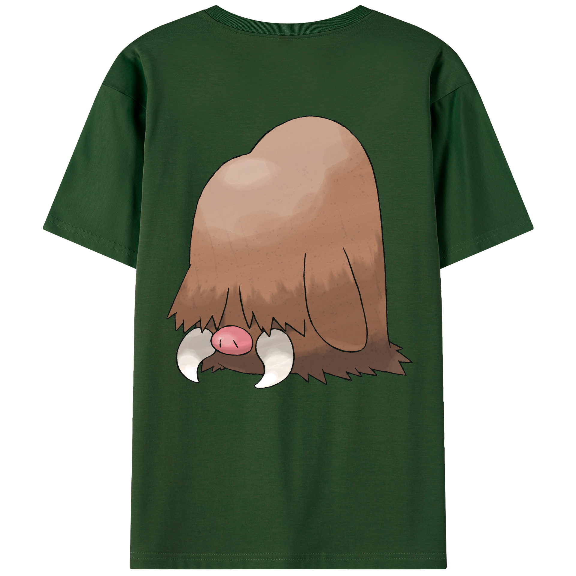 （画像用） ポケットモンスター Pokémon 綿100％半袖Tシャツ（背面プリント）